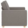 vidaXL Sofa Fotel Taupe 60 cm Tkanina