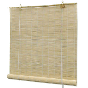 vidaXL Roleta bambusowa 140 x 220 cm, naturalna