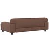 vidaXL Sofa dla dzieci, brązowa, 90x53x30 cm, sztuczna sk&oacute;ra