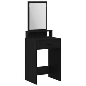 vidaXL Toaletka Czarny Dąb 50 x 41 x 140 cm Drewno inżynieryjne