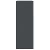 vidaXL Szafka boczna, antracytowa, 67x39x107 cm, stal