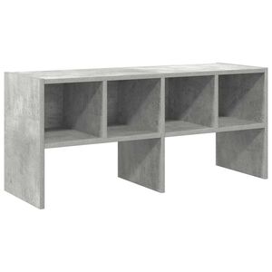 vidaXL Stojak na buty, sztaplowany, szarość betonu, 89,5x30x40 cm