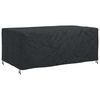 vidaXL Pokrowiec na meble Gładki Czarny 240 x 140 x 90 cm 210D