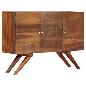 vidaXL Szafka z litego drewna odzyskanego, brązowa, 110 x 30 x 75 cm