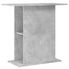 vidaXL Szafka pod akwarium, szarość betonu, 75x36x72,5 cm