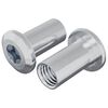 vidaXL Nakretka Zamkowa 2 szt. Nikiel M6 x 25 mm Stal