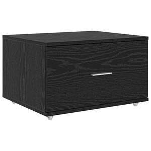 vidaXL Szafka z Szufladami 55 x 45 x 31 cm Czarny Dąb