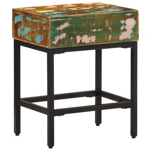 vidaXL Stolik boczny, 40x30x51 cm, lite drewno odzyskane