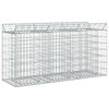 vidaXL Podniesione ł&oacute;żko gabionowe 150 x 50 x 80 cm Stal ocynkowana