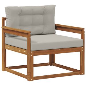 vidaXL Środkowa sofa ogrodowa naturalny
