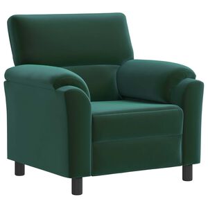 vidaXL Sofa Ciemnozielony 94 x 85 x 93 cm Welur