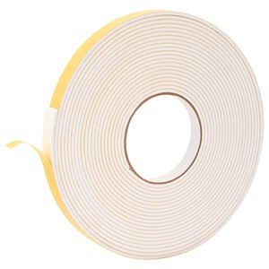 vidaXL Taśma samoprzylepna z pianki 10 szt. Biały 15mm x 10m Pianka CR