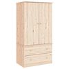 vidaXL Szafa ALTA, 90x55x170 cm, lite drewno sosnowe