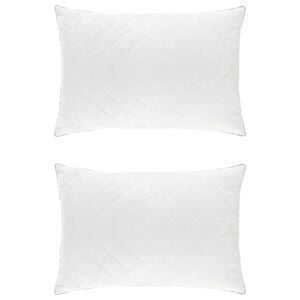 vidaXL Poduszka FULDA 2 szt. 60 x 70 cm 100% puch i pierze gęsie Biały