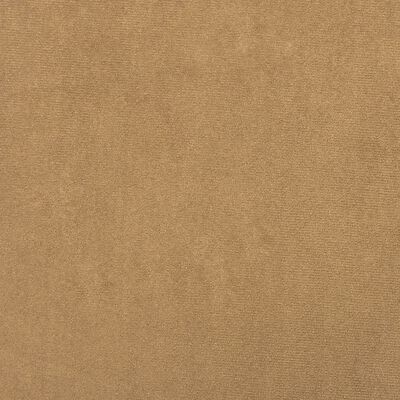 vidaXL Fotel, brązowy, 60 cm, obity aksamitem