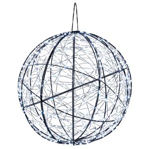 vidaXL Świąteczny szpic na lampkę 750 LED Zimna biel