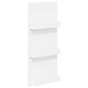 vidaXL Regał na gazety Biały 43 x 11 x 102 cm Drewno inżynieryjne