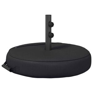 vidaXL Podstawa do parasola na patio 50 x 50 cm Stal Czarny
