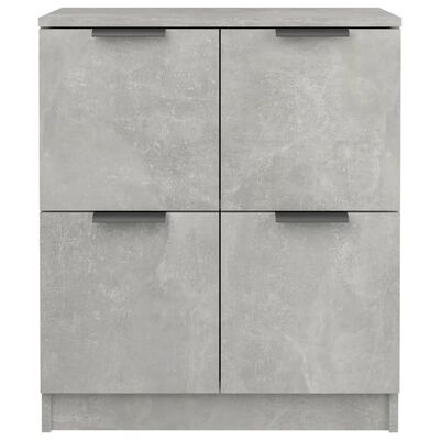vidaXL Komoda, szarość betonu, 60x30x70 cm, materiał drewnopochodny