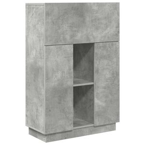 vidaXL Biurko Betonowy szary 71.5 x 31.5 x 106.5 cm
