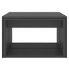 vidaXL Zestaw 3 stolików kawowych, szary, 60x60x38 cm