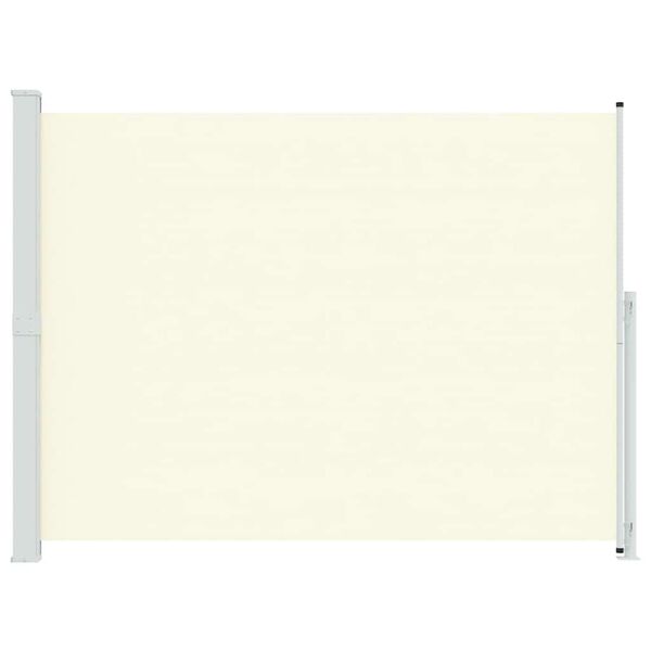 vidaXL Zwijana markiza boczna na taras, 220x300 cm, kremowa