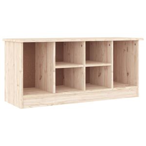vidaXL Ławka ze schowkiem na buty ALTA, 100x35x45 cm, drewno sosnowe