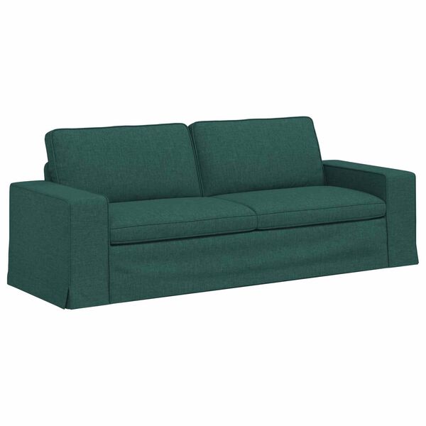 vidaXL Sofa Ciemna zieleń