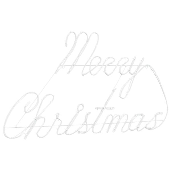 vidaXL Znak Świąteczny Czerwony 99 x 55 x 13 cm Żelazo