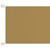 vidaXL Markiza pionowa, beżowa, 140x1000 cm, tkanina Oxford
