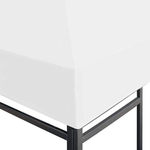 vidaXL Zadaszenie altany ogrodowej, 270 g/m², 3x3 m, białe