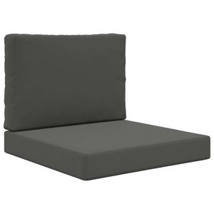 vidaXL Poduszka do sofy na zewnątrz 2 pcs Antracyt Poliester