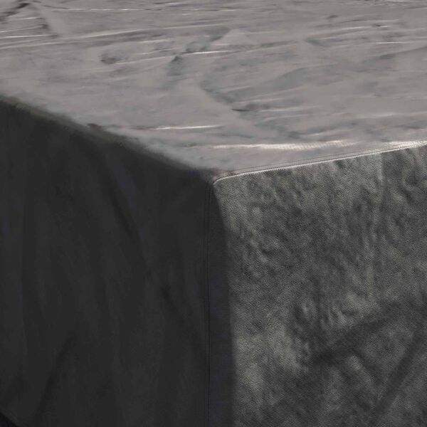 vidaXL Pokrowiec na meble Gładki Czarny 275 x 275 x 70 cm 420D