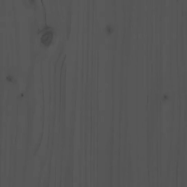 vidaXL Wezgłowie ł&oacute;żka, szare, 146x4x100 cm, lite drewno sosnowe