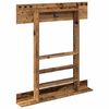 vidaXL Ścienny uchwyt na wędki Drewno inżynieryjne 93 x 12 x 103 cm