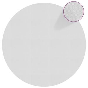 vidaXL Pływająca folia solarna z PE, 381 cm, szara