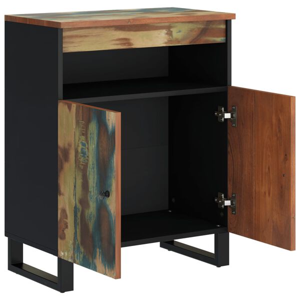 vidaXL Szafka z 2 drzwiczek, 60x33x75 cm, lite drewno z odzysku