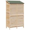 vidaXL Shed ogrodowy naturalny 106 x 56 x 176,5 cm Drewno Świerkowe