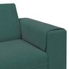 vidaXL Sofa do salonu 3 pcs Ciemna zieleń