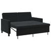 vidaXL Sofa Bed Czarny tkanina