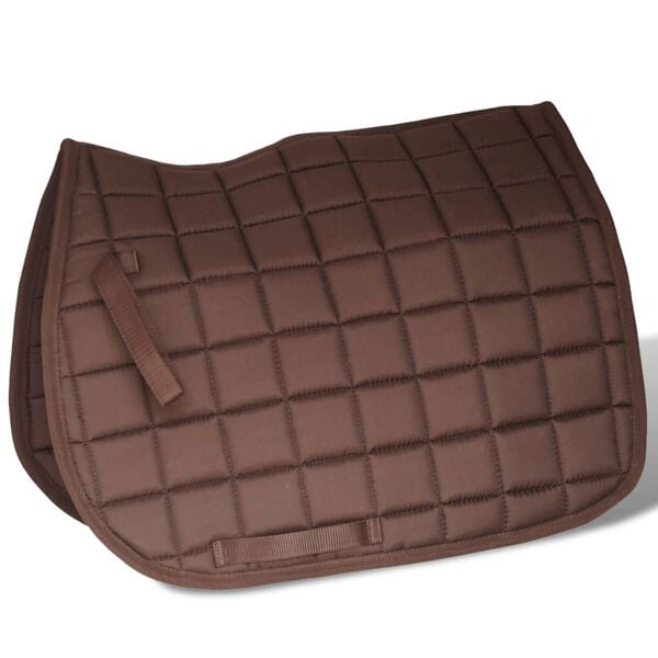 Zestaw do osiodłania konia 17,5" z naturalnej sk&oacute;ry brązowy 18 cm 5w1