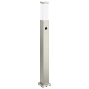 vidaXL Słupek oświetleniowy z czujnikiem 80 cm Stal nierdzewna IP44