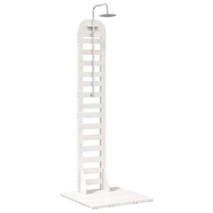 vidaXL Prysznic na zewnątrz 223 cm Biały