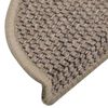 vidaXL Maty na schody samoprzylepne Sisal-Look 30 szt. 56x17x3 cm