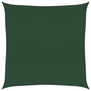 vidaXL Żagiel przeciwsłoneczny 160 g/m&sup2;, ciemnozielony, 4,5x4,5m, HDPE
