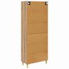 vidaXL Highboard z szufladą Dąb rzemieślniczy 69,5 x 34 x 180 cm