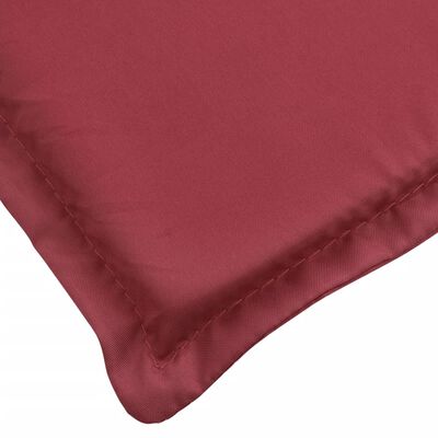 vidaXL Poduszka na leżak, winna czerwień, 186x58x3 cm, tkanina Oxford