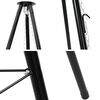 vidaXL Tripod na ognisko Czarny 92 x 92 x 171,5 cm Stal