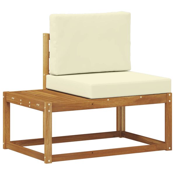 vidaXL Zestaw sof na zewnątrz z poduszką 2 pcs Naturalny