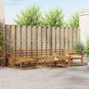 vidaXL Zestaw sof na zewnątrz 7 pcs Naturalny Lite Drewno Akacji